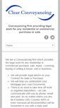 Mobile Screenshot of clearconveyancing.net