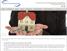 Tablet Screenshot of clearconveyancing.net